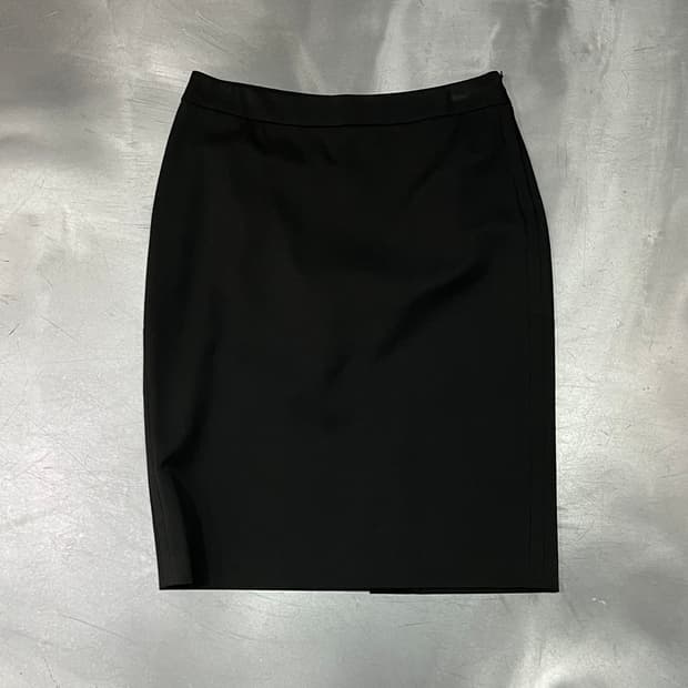  막스마라 블랙 미디 스커트 y16141