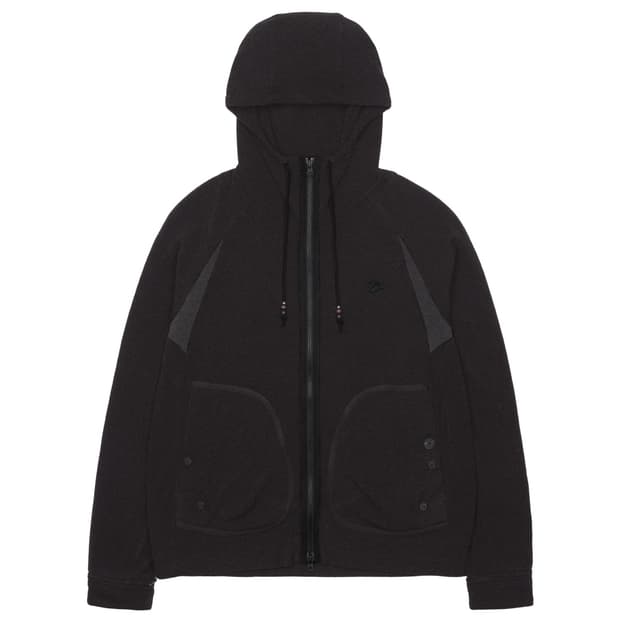 산산기어 KAPAS KNIT ZIP-UP [BLACK]