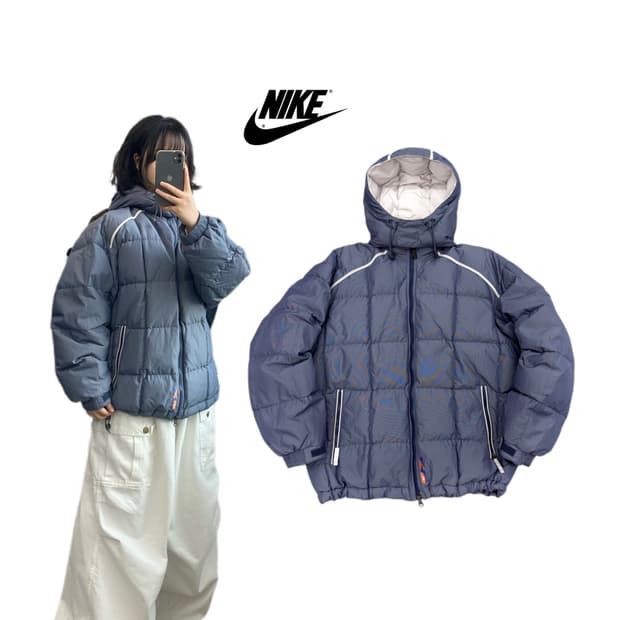 나이키 00s 고프코어 하이넥 덕다운 푸퍼 패딩