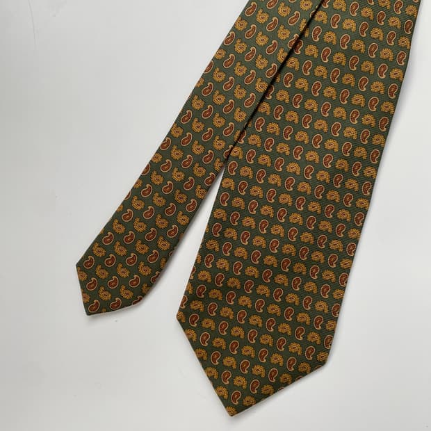 브룩스브라더스 명품 정품 페이즐리 넥타이