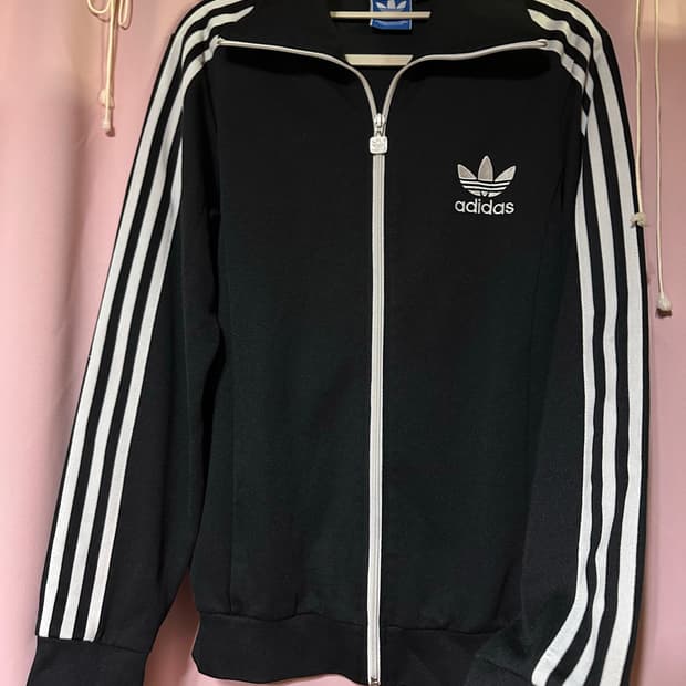 아디다스져지 아디다스 유로파 블랙 트랙탑 불꽃져지 파이어버드 트랙탑