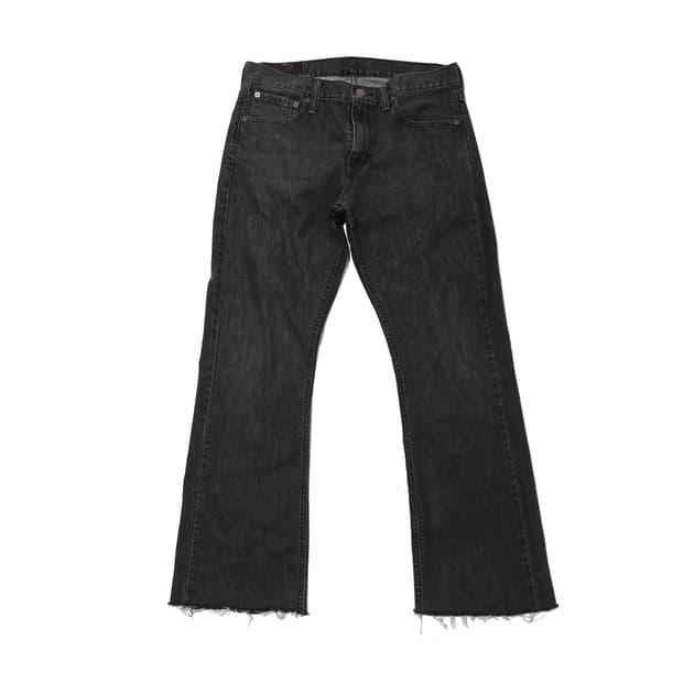 LEVIS 527 부츠컷 블랙 데님팬츠 size 32