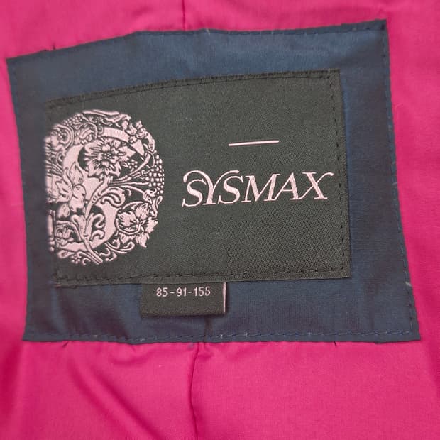 SYSMAX 네이비 롱패딩 