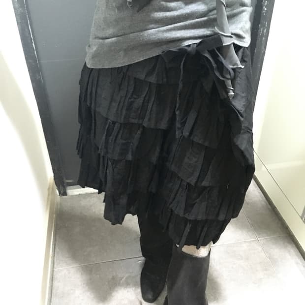 꼼데가르송 AD2015 프릴 변형 스커트