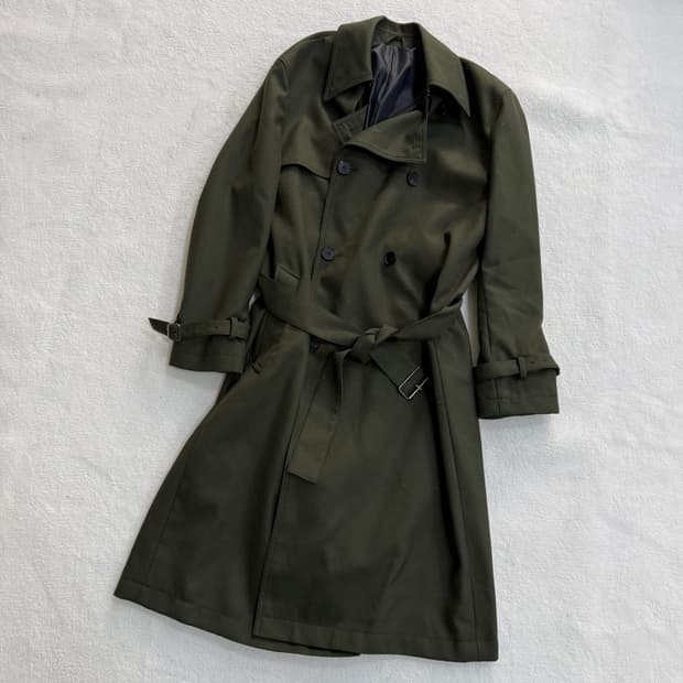 S DRUG 울 트렌치 코트 0406T