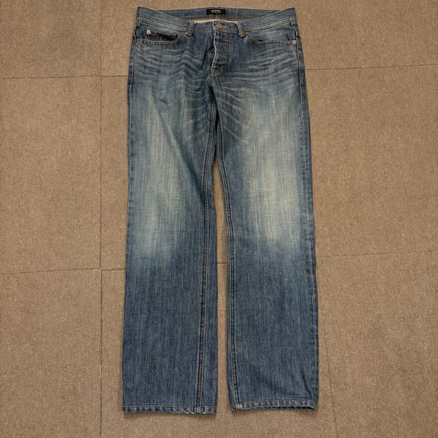 BURBERRY 버버리 블랙라벨 슬림스트레이트 데님 팬츠 