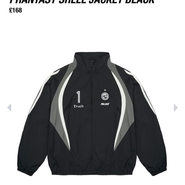 palace 팔라스 판타지 쉘 트랙 슈트 (자켓, 조거)블랙 XL 새상품