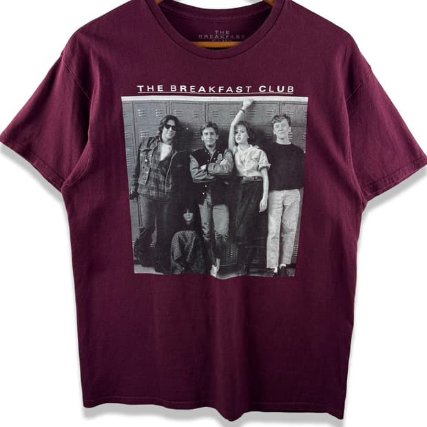 THE BREAKFAST CLUB 조찬클럽 버건디와인 티셔츠3832