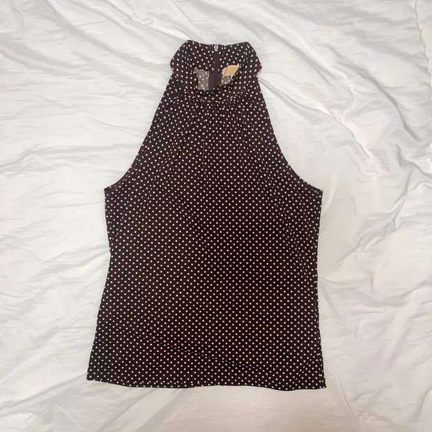 Michael kors dot pattern sleeve