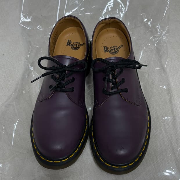 닥터마틴 1461 3홀 보라 퍼플 워커 신발
