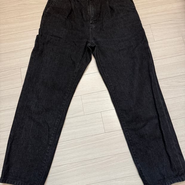 Oldbe type2 스트레이트진 b3 흑청 블랙진