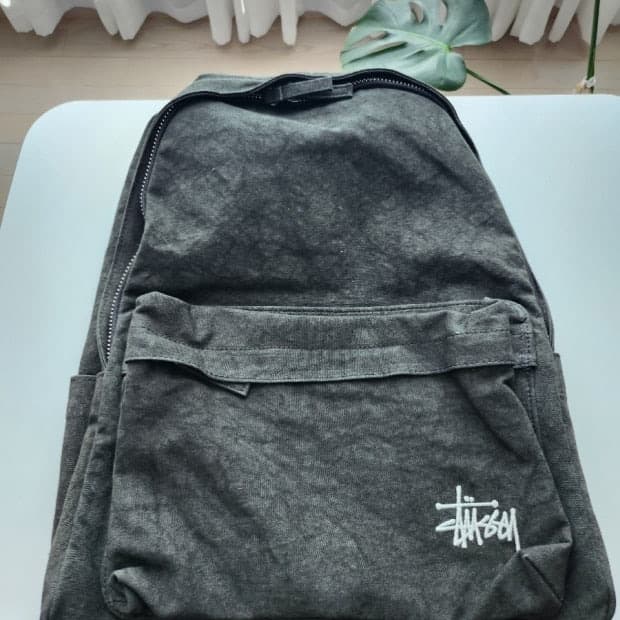 스투시 워시드 캔버스 백팩 