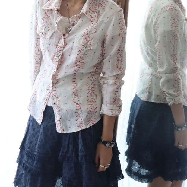 Vintage Soft Floral Shirt