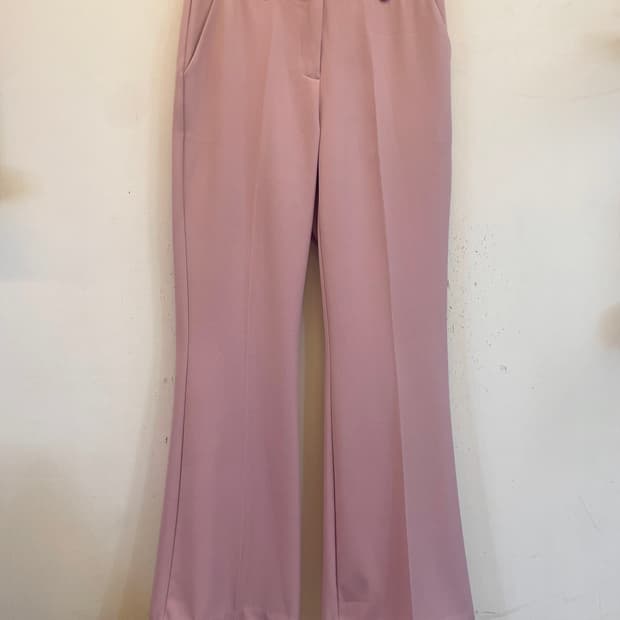 메이썸 와이드슬랙스 라벤더핑크 슬랙스 하객룩오피스룩출근룩면접룩 부츠컷바지