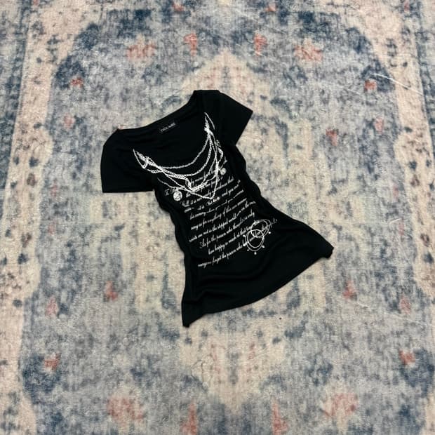 Cecil mcbee necklace printing top