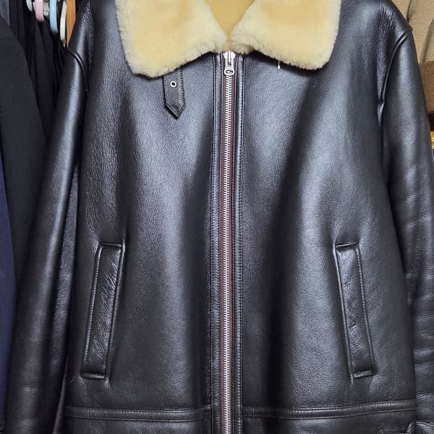 스페로네 리얼 B3 무스탕 자켓 맨 (브라운)