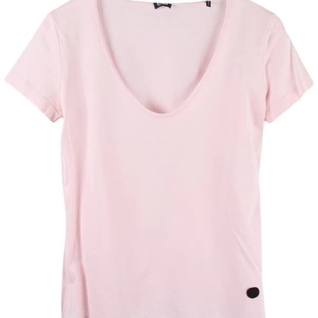 (XS) JIL SANDER 코튼 100% 브이넥 반팔 티셔츠
