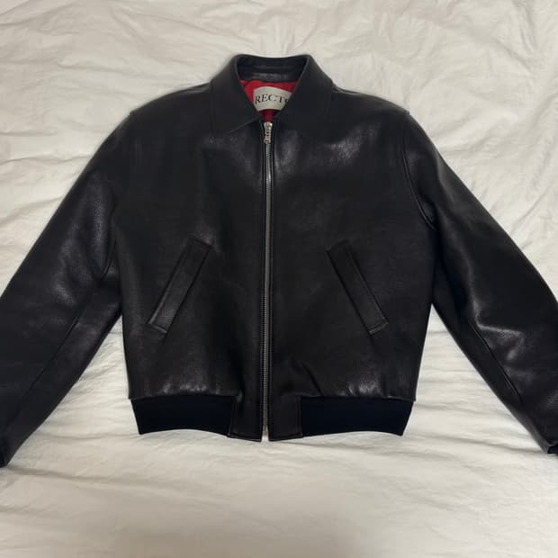 렉토 벤 고트 레더 점퍼 [L]