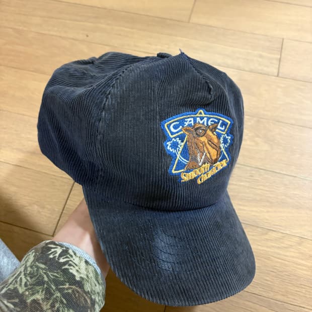 빈티지 카멜 모자