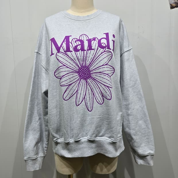 마르디 메크르디 맨투맨 그레이 퍼플