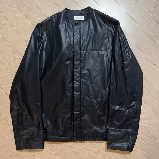 르메르 친츠 패디드 셔츠 블랙