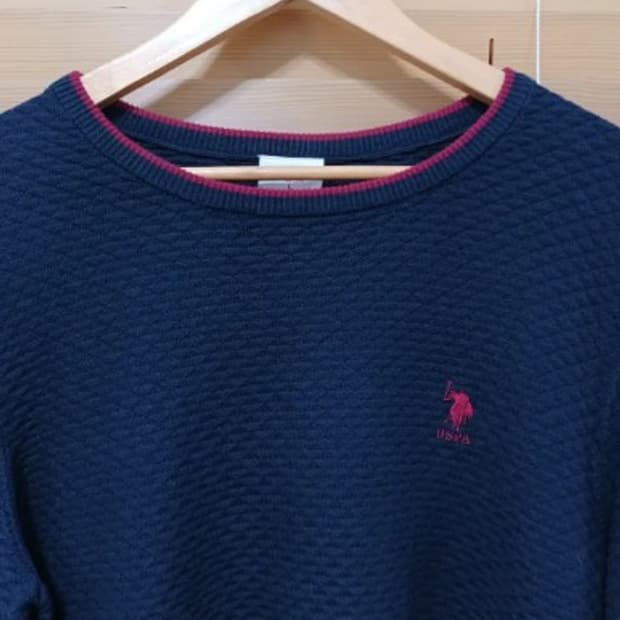 US 폴로 남성 라운드니트 L사이즈