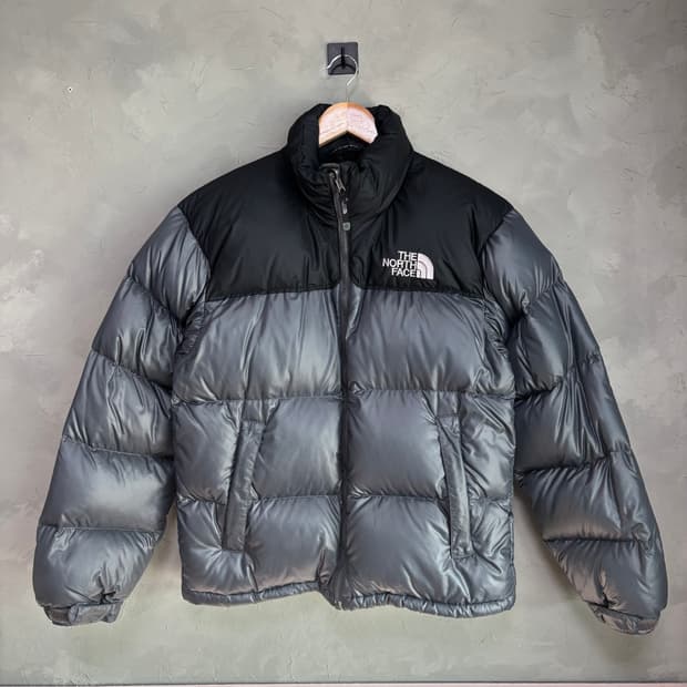 노스페이스 700 눕시 구스다운 패딩 그레이