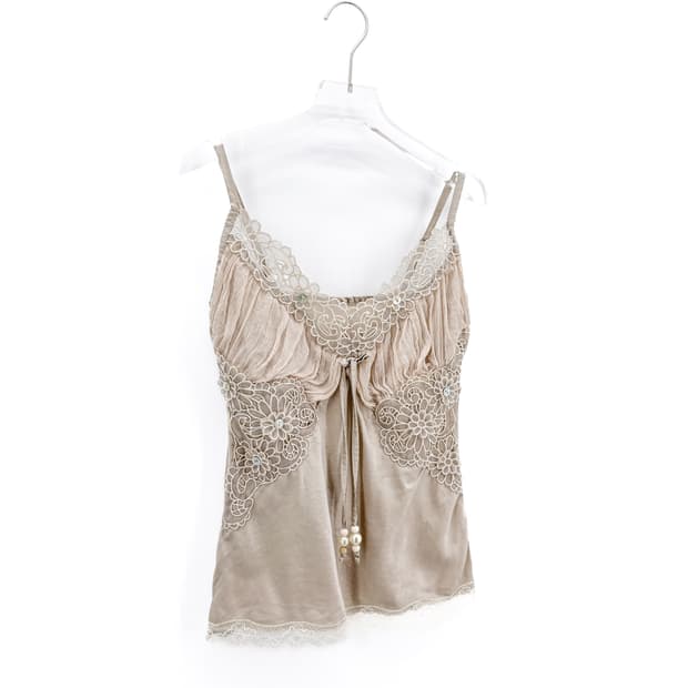 빈티지 플라워 레이스 슬리브리스