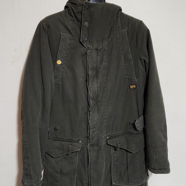 G-STAR RAW 빈티지 파카 야상 자켓