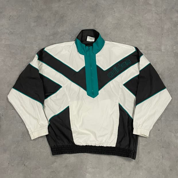 90s 아디다스 아노락 바람막이 (105-110)
