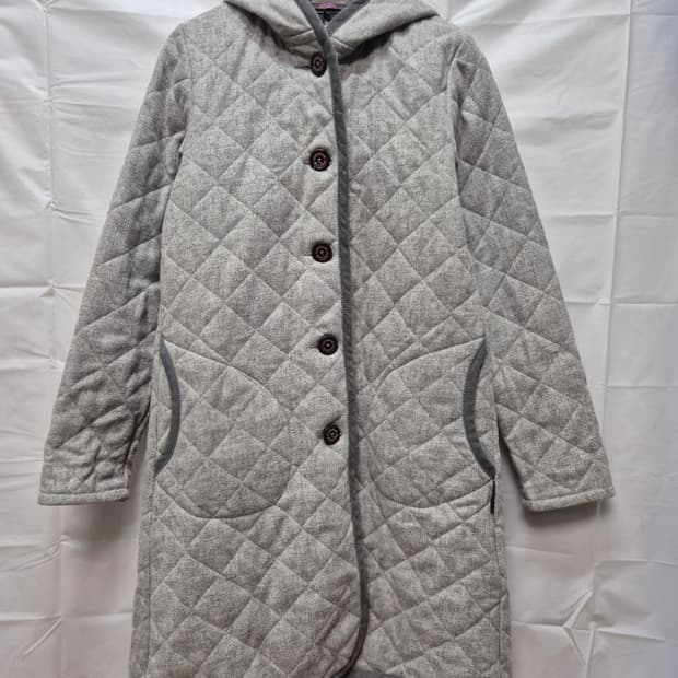 라벤헴 후드 퀼팅자켓