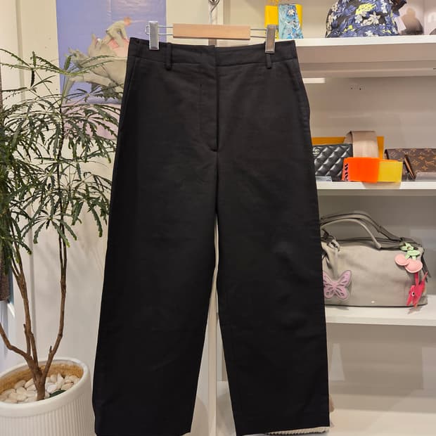 럭키슈에뜨 와이드 코튼 팬츠