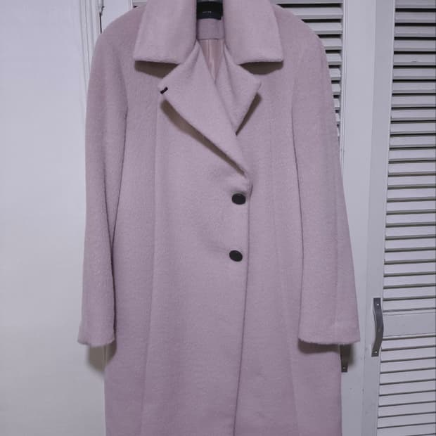 82 시스템 알파카 양모 코트