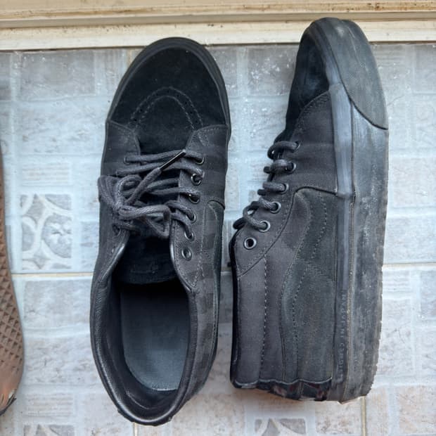 반스 TDC 스케이트 미드 리이슈 블랙 280mm