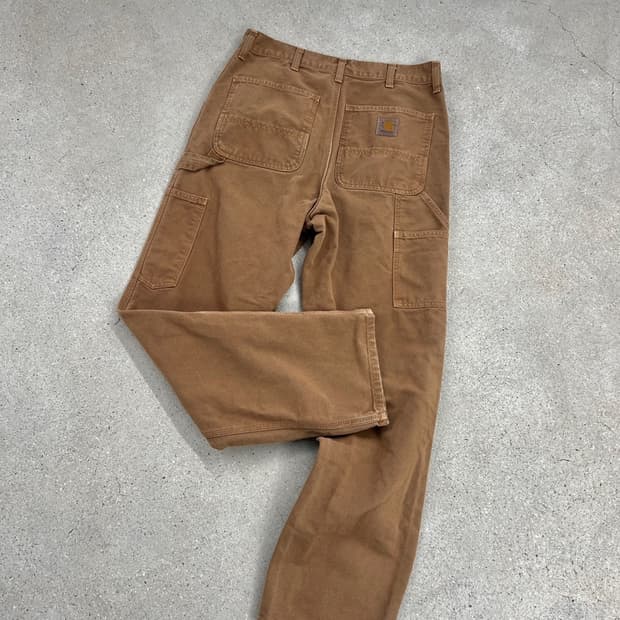 칼하트 WIP 브라운 싱글니 팬츠