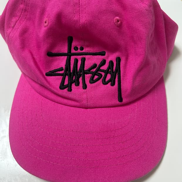스투시 핑크 캡
