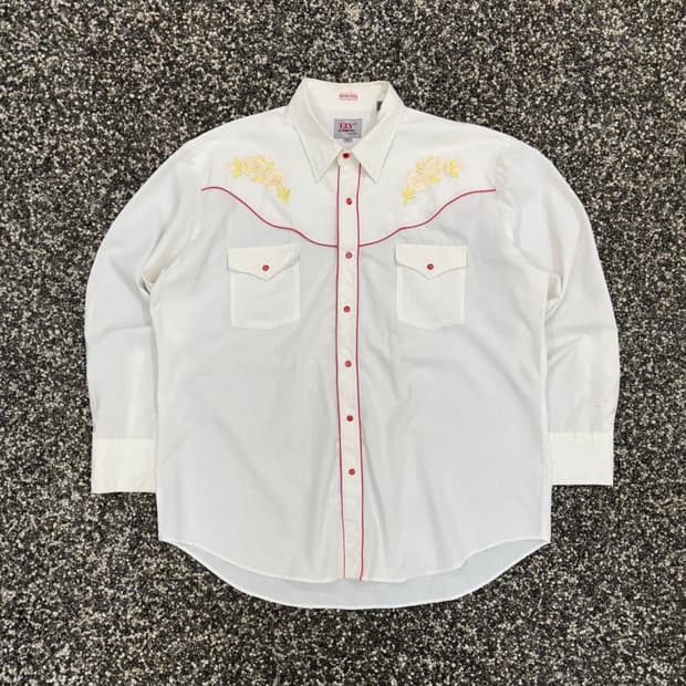 90s 로데오 로즈 Rodeo Rose 웨스턴 셔츠 (XL)