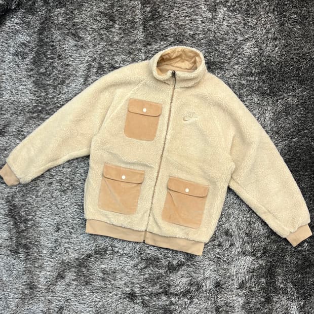 나이키 남성 리버시블 후리스 자켓 (XL)