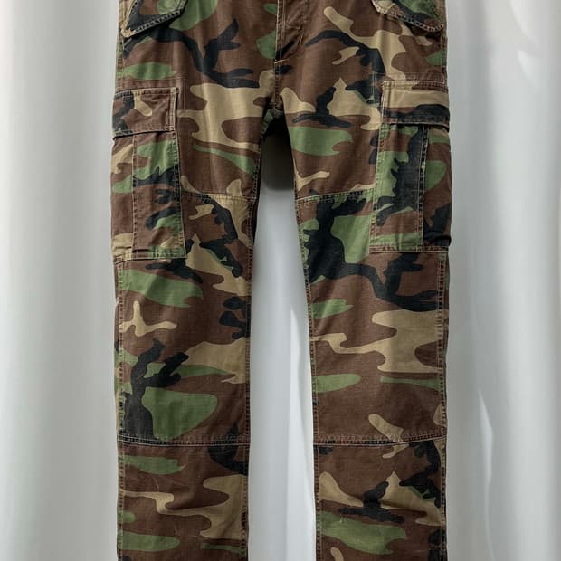 폴로 랄프로렌 트래비스 스캇 밀스펙 카모 유틸리티 카고 팬츠