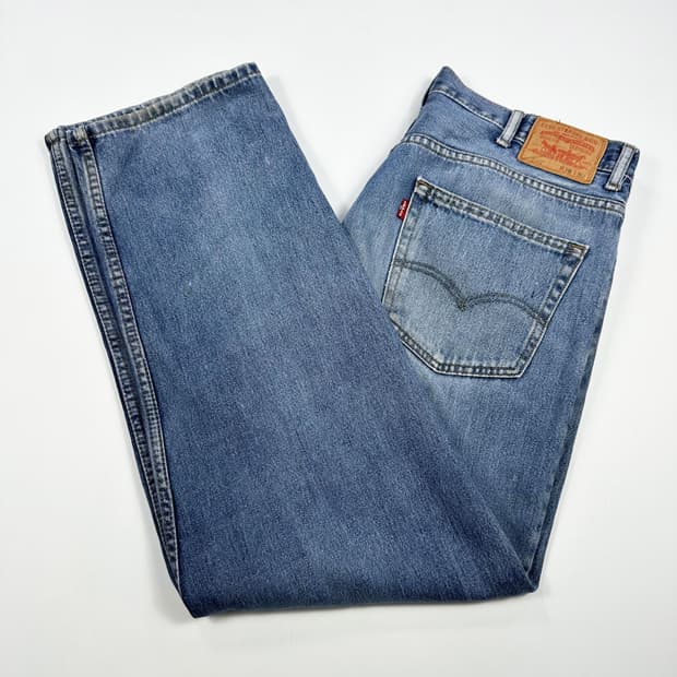 38 리바이스 550 릴렉스드핏  빅사이즈 워싱 데님팬츠