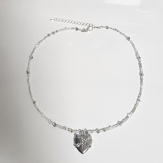 하트 체인 목걸이