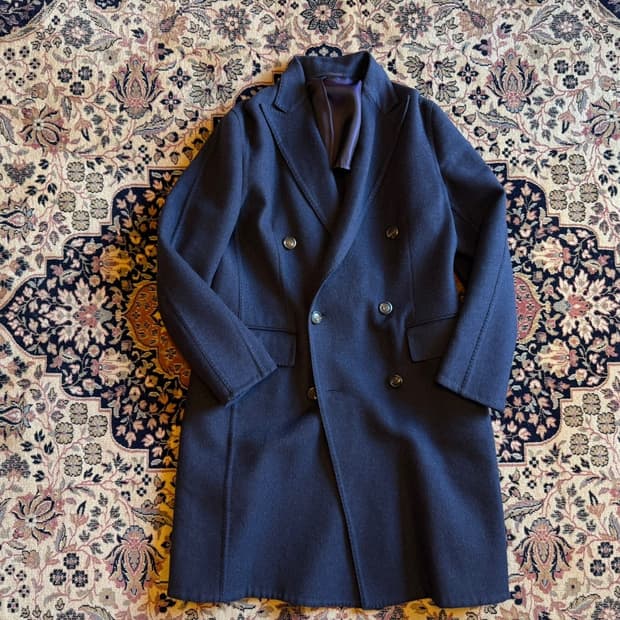 스틸레 라티노 더블 브레스티드 코트 100