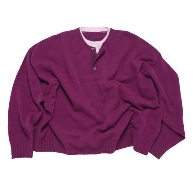 Mjd 마젠타 니트 L