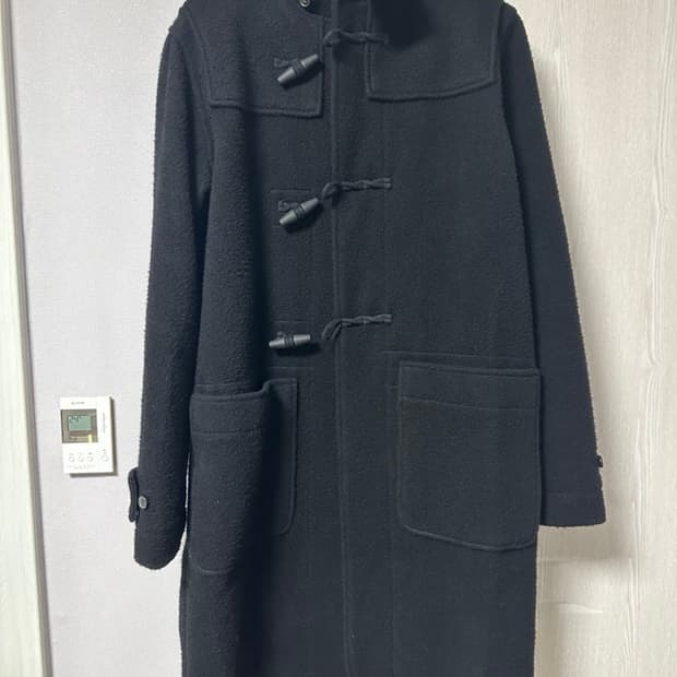 [50]우드우드 OSCAR COAT BLACK 더플코트팝니다. 