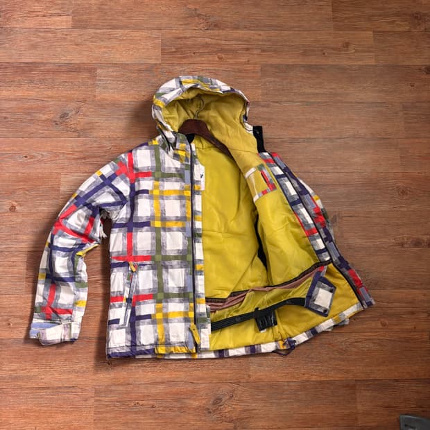 버튼 보드복 점퍼 M 스키 아웃도어 기능성