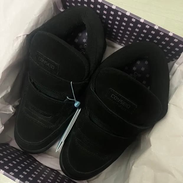 코이세이오 범블 스니커즈 블랙 260