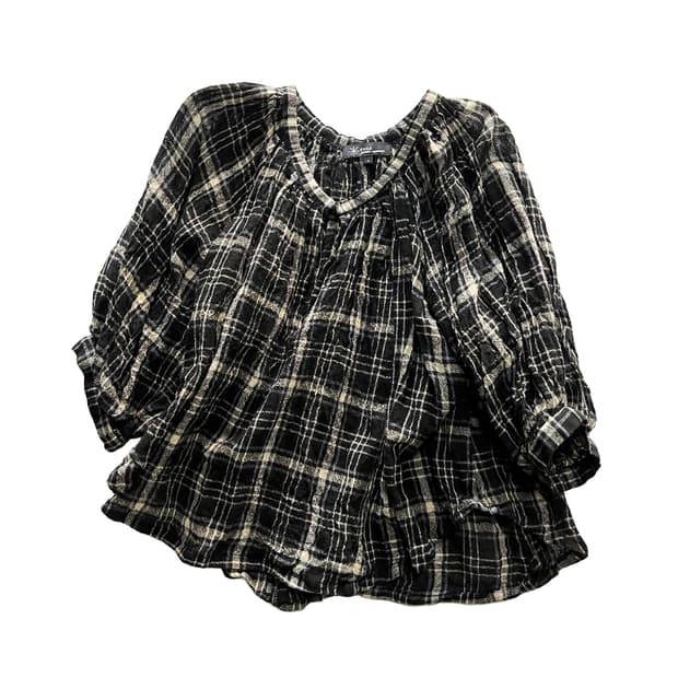 ISABEL MARANT ETOILE check blouse
