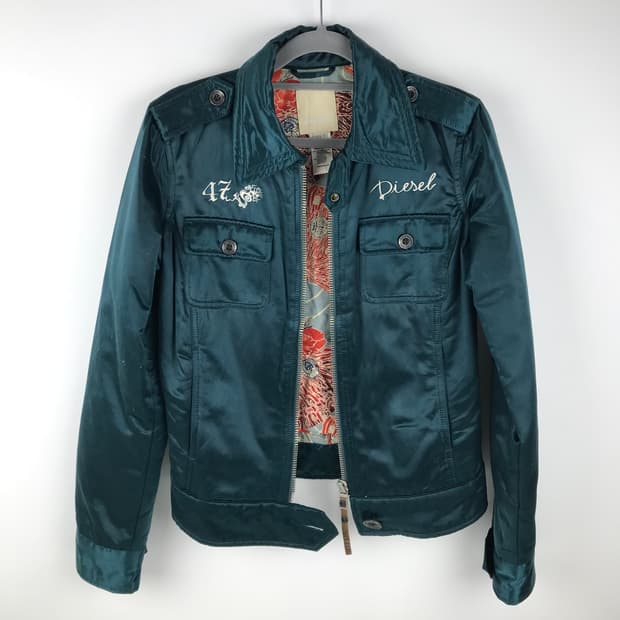 디젤 블루종 자켓 스윙탑폴리쉘 diesel 빈티지 희귀 대대장 점퍼 집업