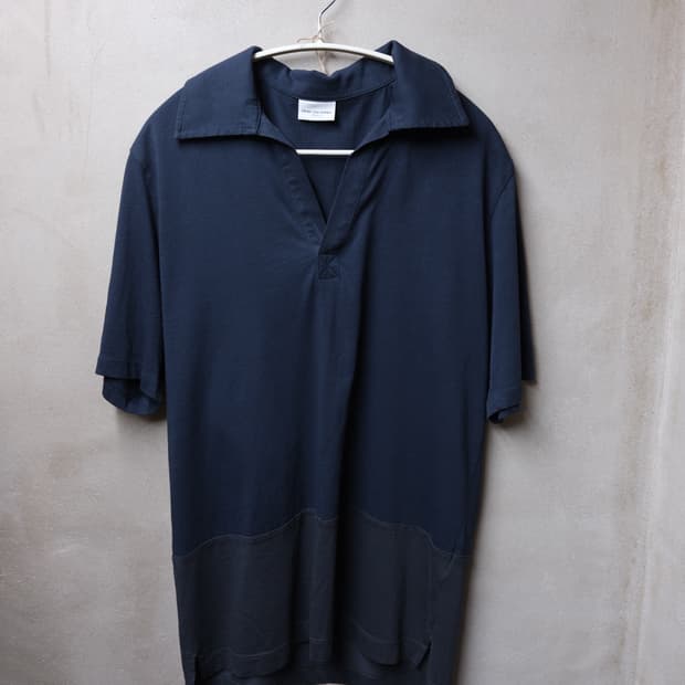 Dries van noten 카라 반팔티 M