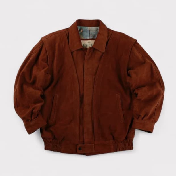 Amira 양가죽 스웨이드 자켓